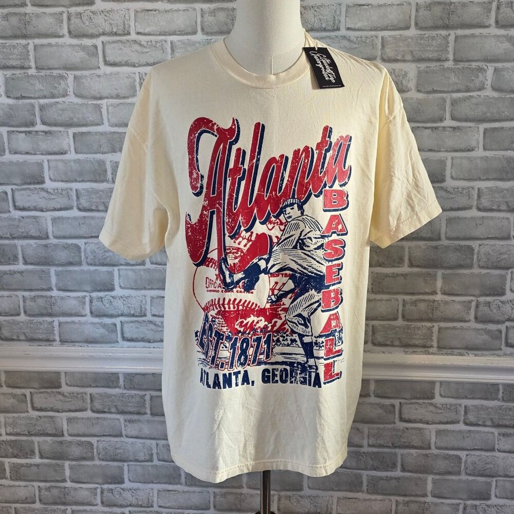 Clandestine Underground Atlanta Georgia Baseball Tshirt Sports NEW Mens L/XL
